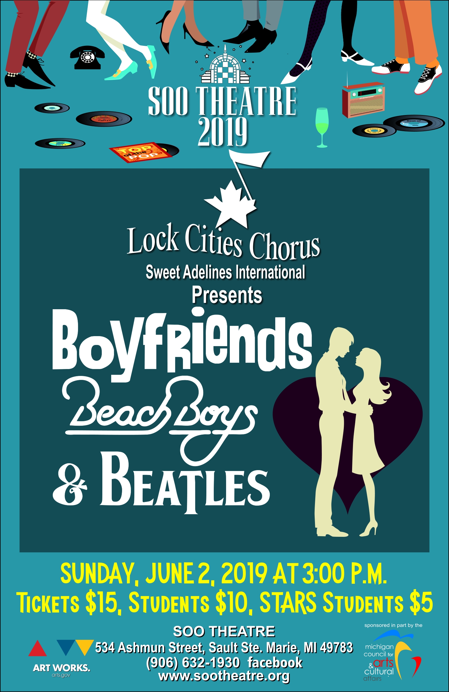 Lock Cities Chorus Sweet Adelines presents Boyfriends, Beach Boys